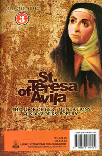 Collected Works - St Teresa of Avila (Vol. 3)