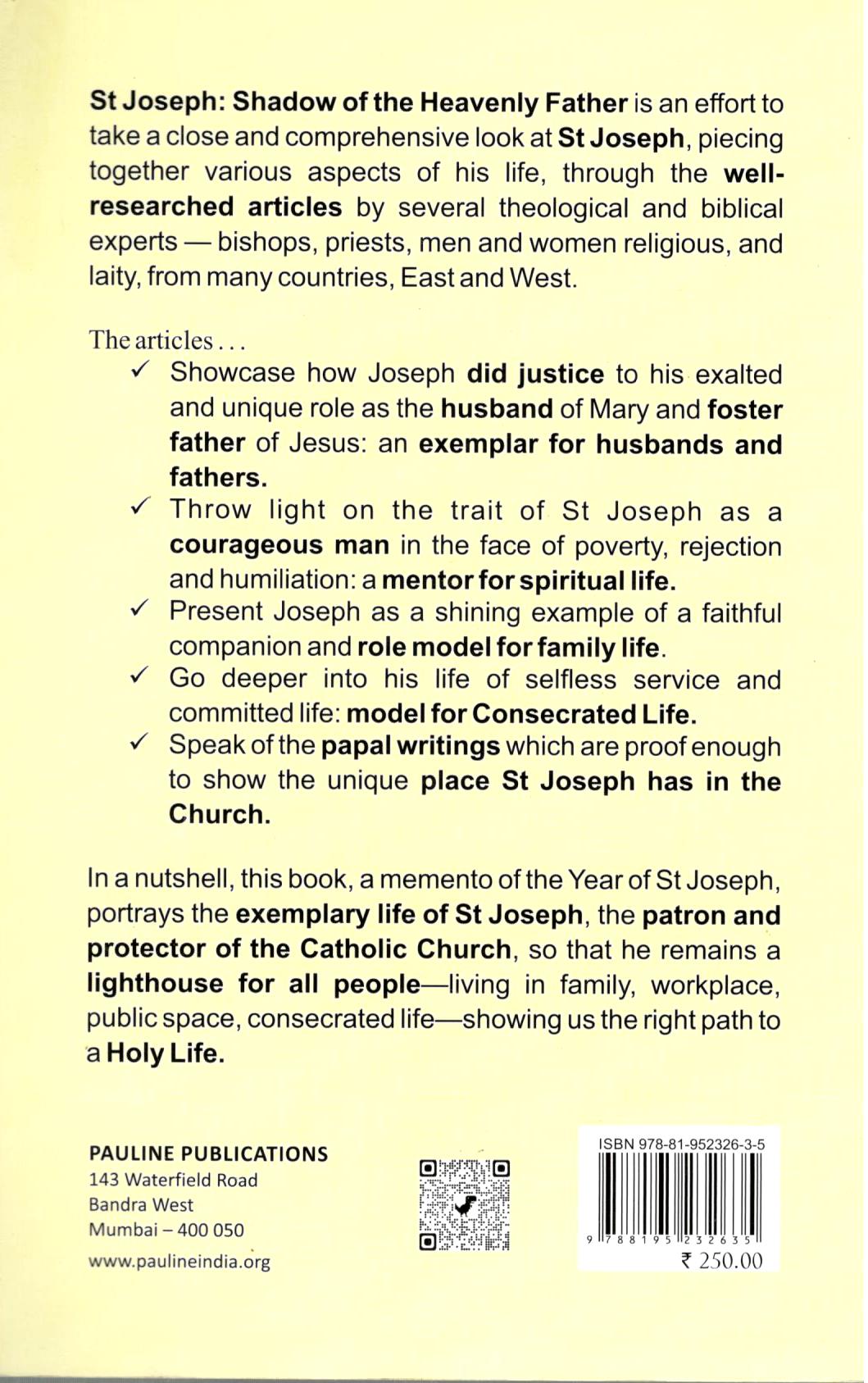 St Joseph Shadow Of The Heavenly Father