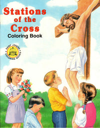 Stations of the Cross Coloring Book