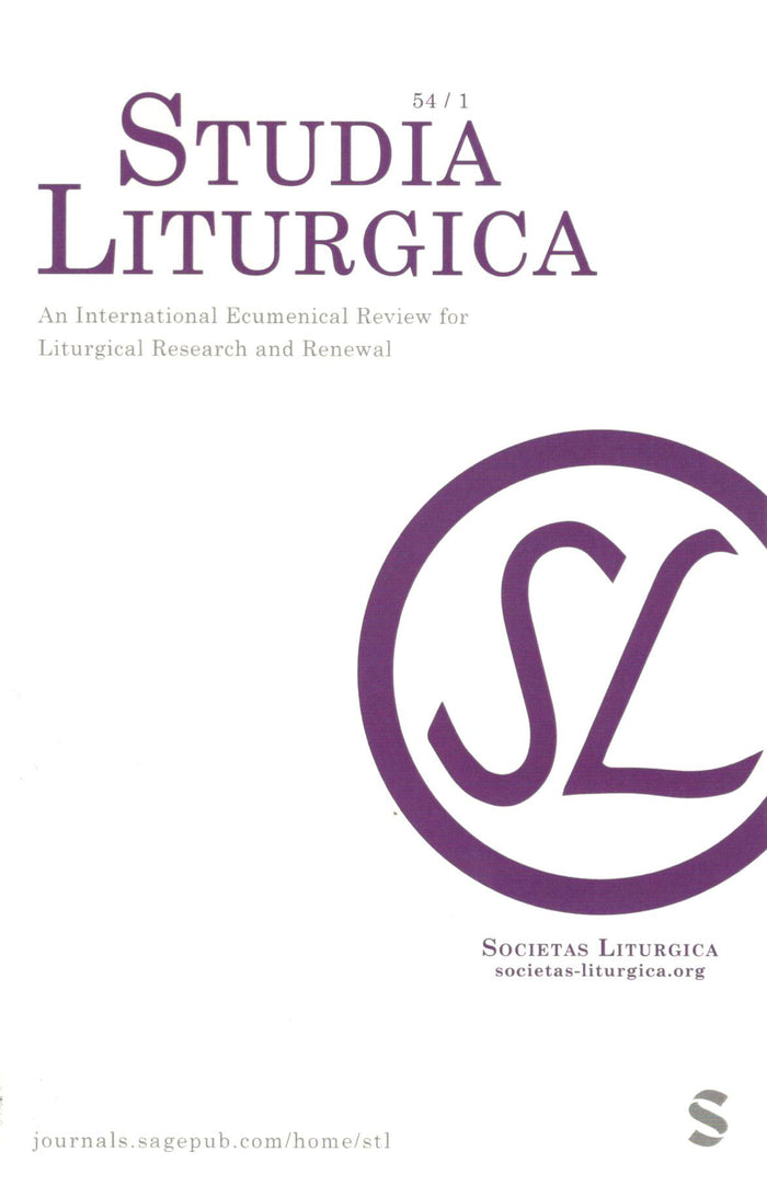 Studia Liturgica | Vol. 54 No. 1 | March 2024