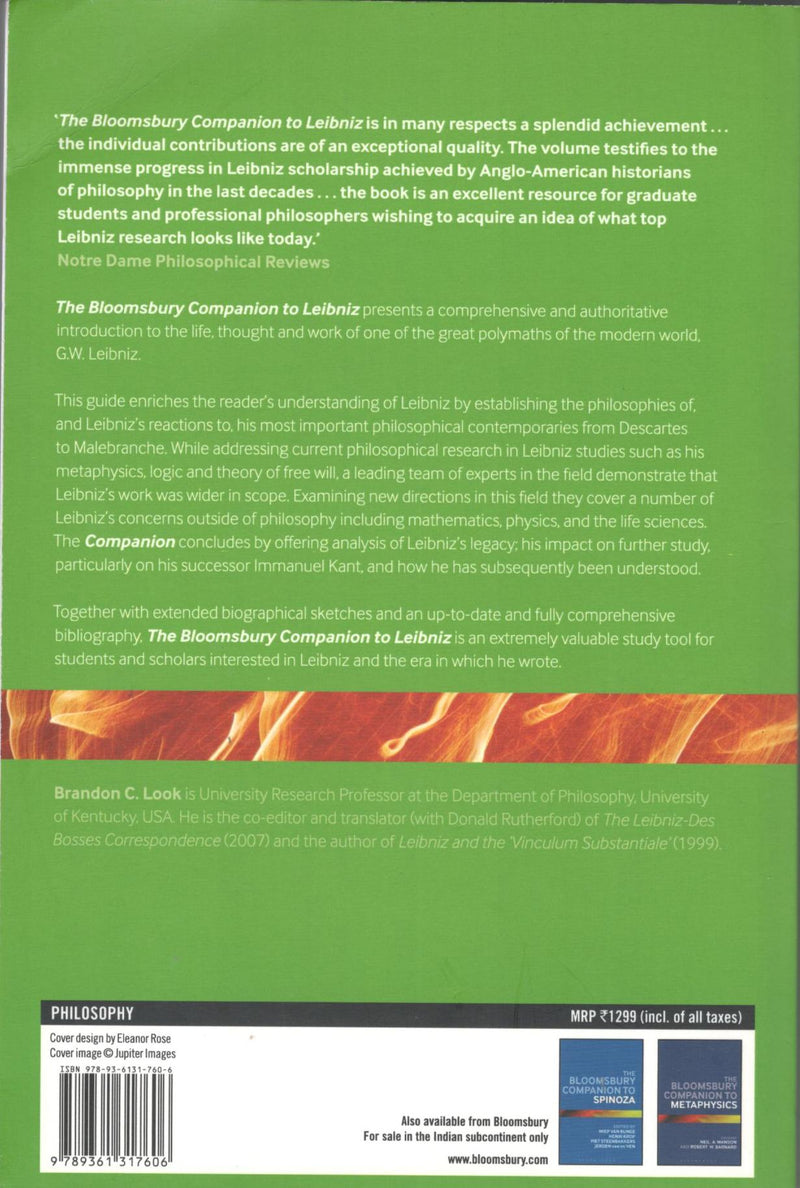 The Bloomsbury Companion to Leibniz