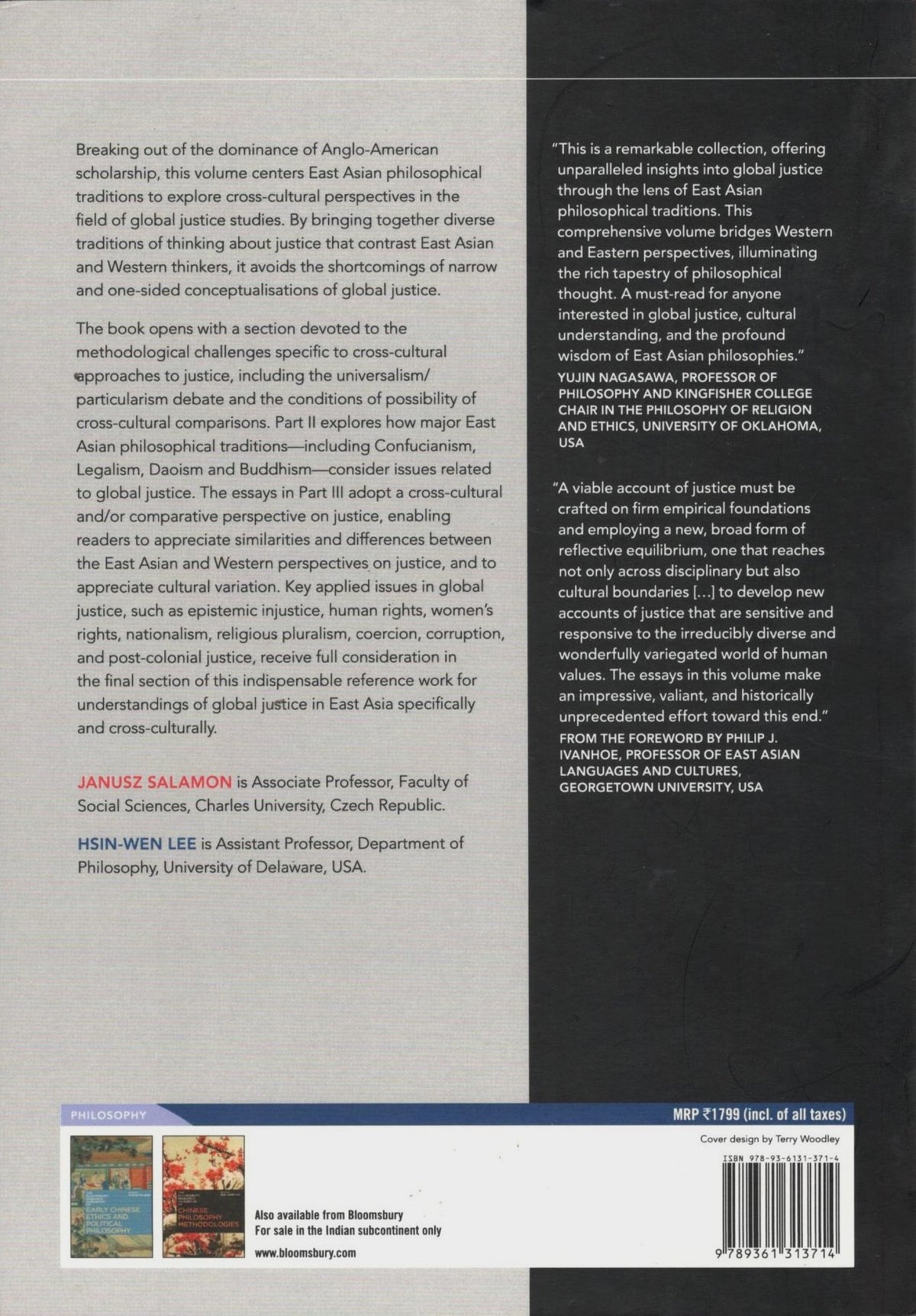 The Bloomsbury Handbook of Global Justice and East Asian Philosophy