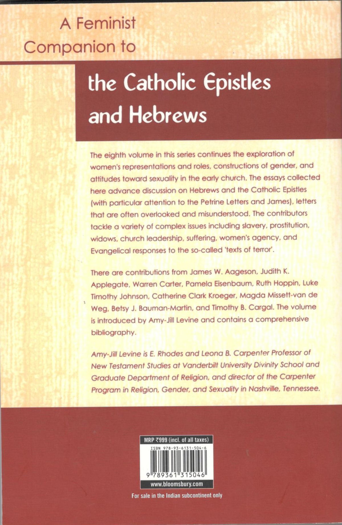 A Feminist Companion to the Catholic Epistles and Hebrews