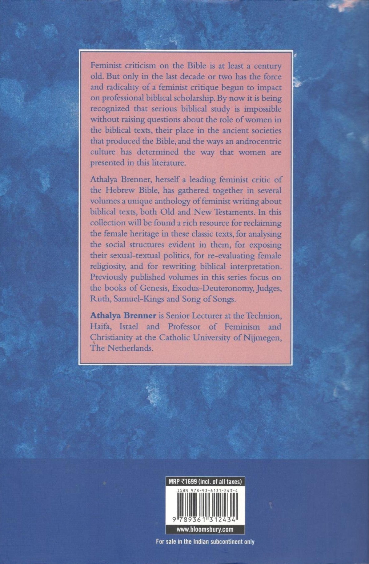 A Feminist Companion to The Latter Prophets