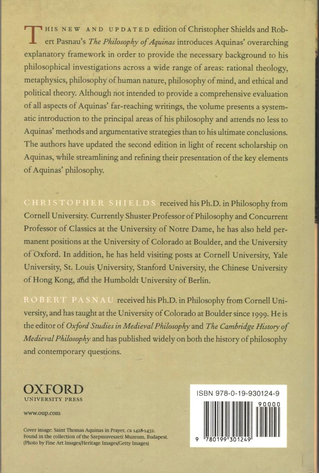 The Philosophy of Aquinas