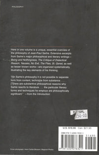 The Philosophy of Jean-Paul Sartre