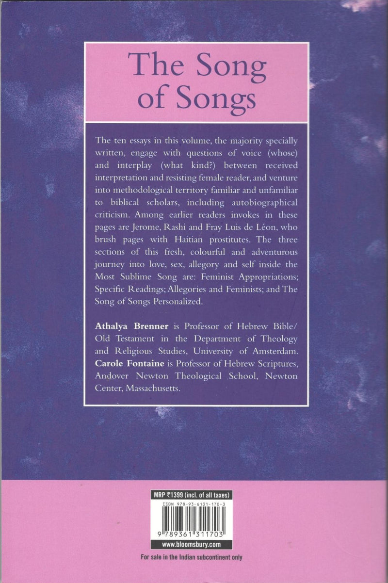 A Feminist Companion to The Song of Songs