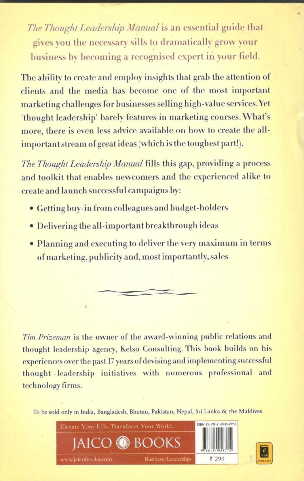 The Thought Leadership Manual