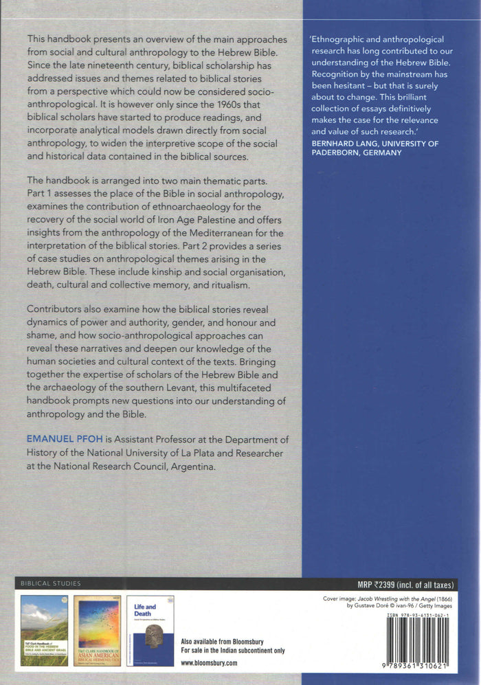T&T Clark Handbook of Anthropology And The Hebrew Bible