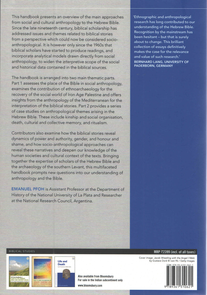 T&T Clark Handbook of Anthropology And The Hebrew Bible