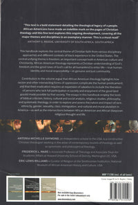 T&T Clark Handbook Of African American Theology