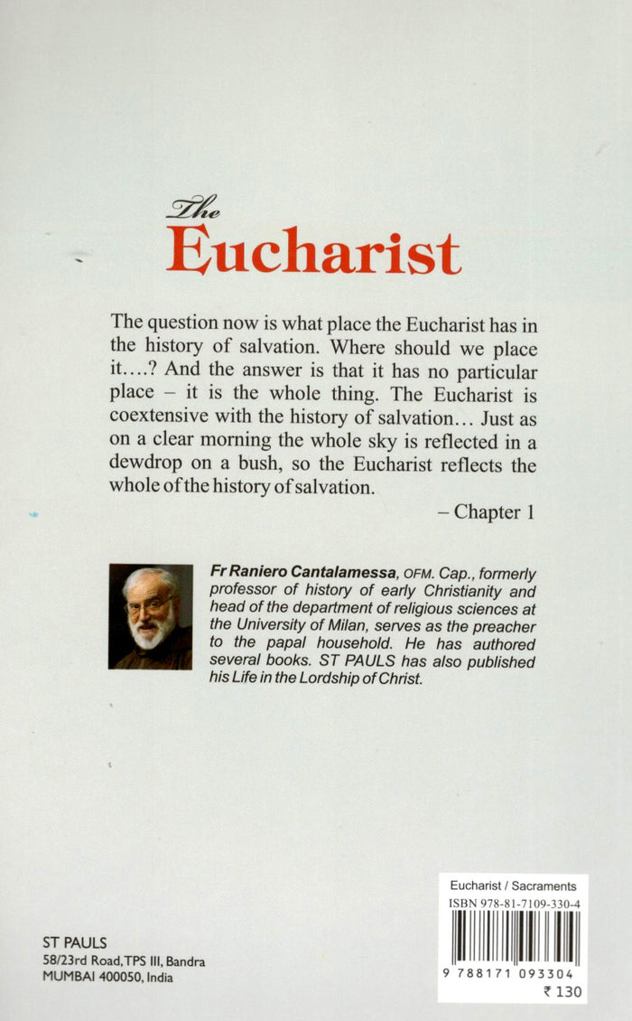 The Eucharist: Our Sanctification