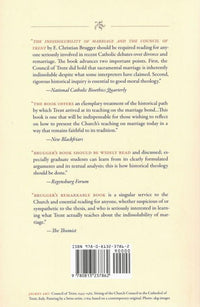 The Indissolubility of Marriage & The Council of Trent