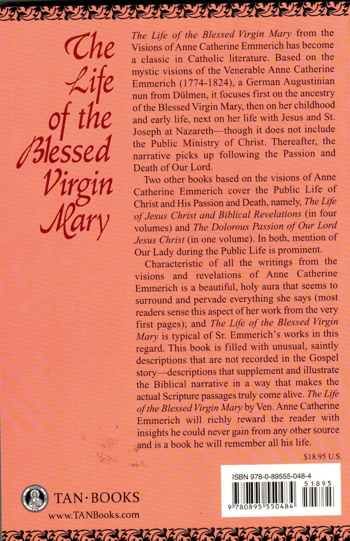 The Life of the Blessed Virgin Mary