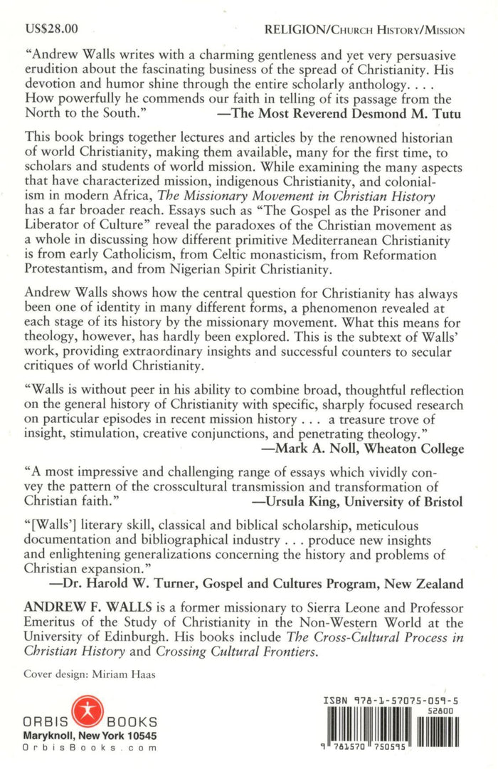The Missionary Movement in Christian History