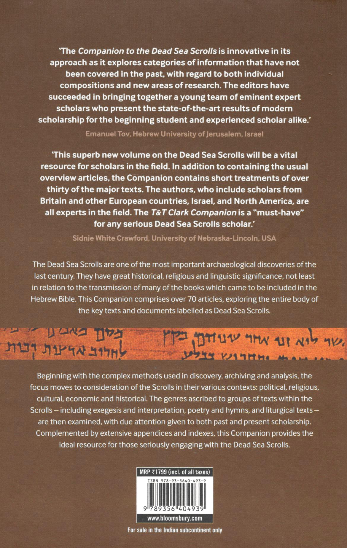 T&T Clark Companion to the Dead Sea Scrolls