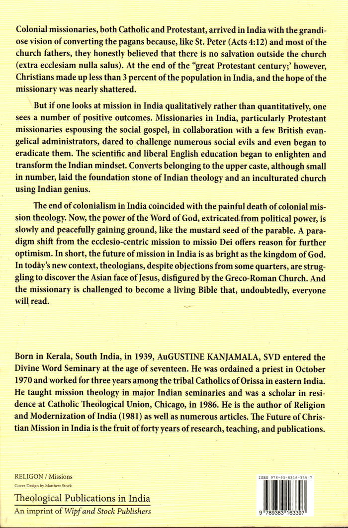 The Future of Christian Mission in India : 4