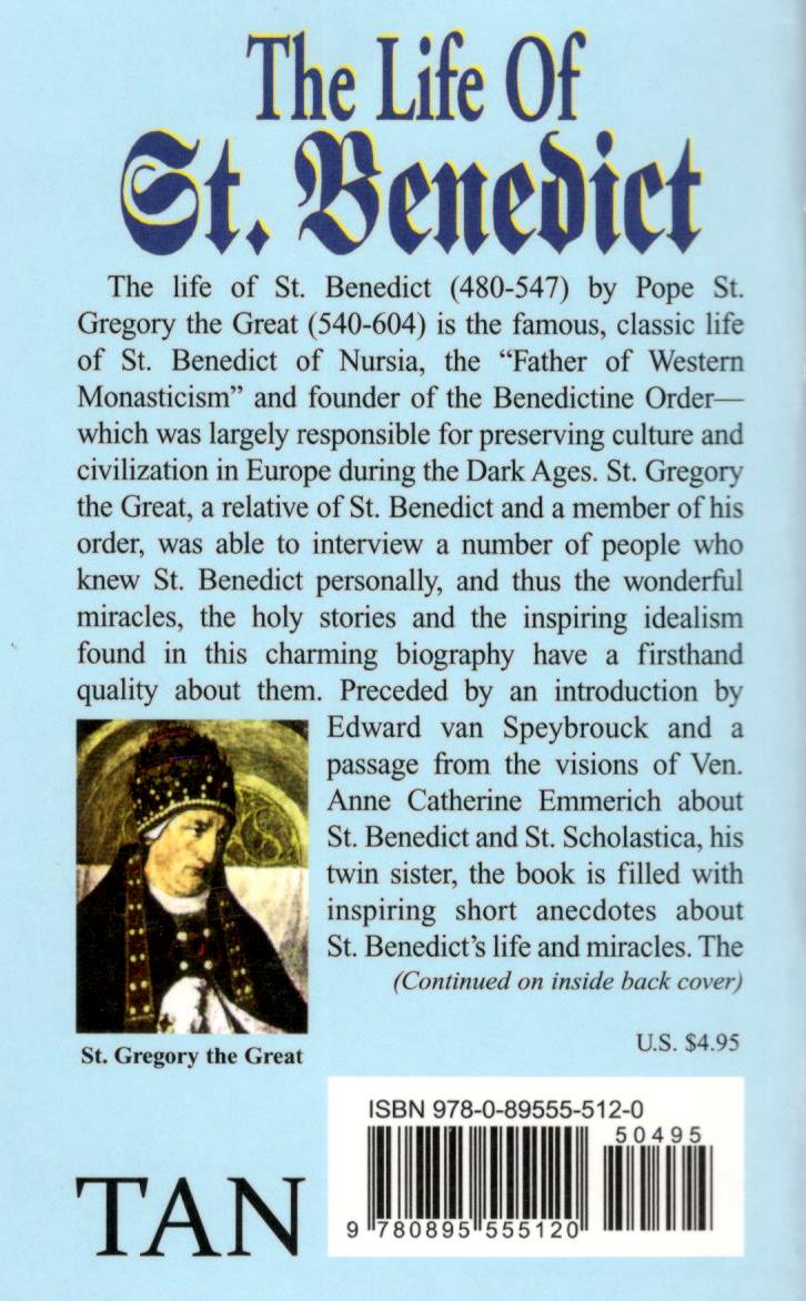 The Life of St. Benedich (Booklet)