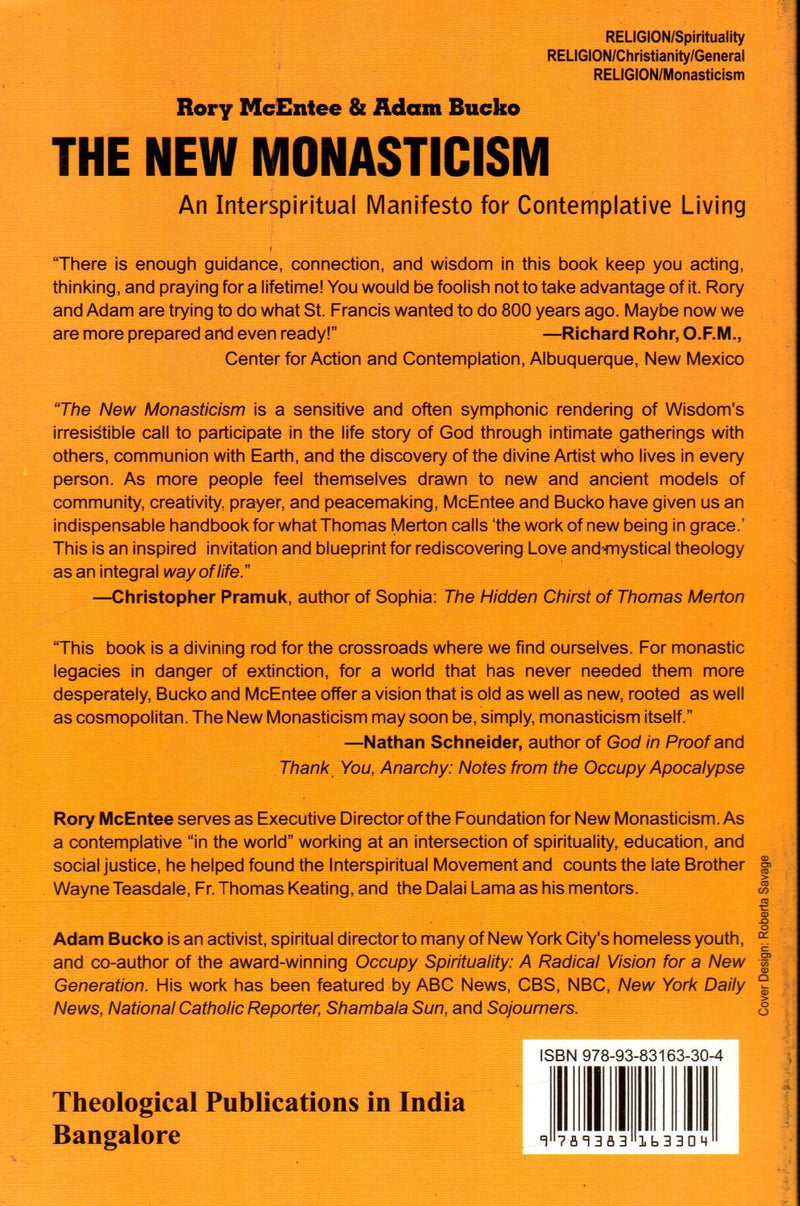 The New Monasticism : An Interspiritual Manifesto for Contemplative Living
