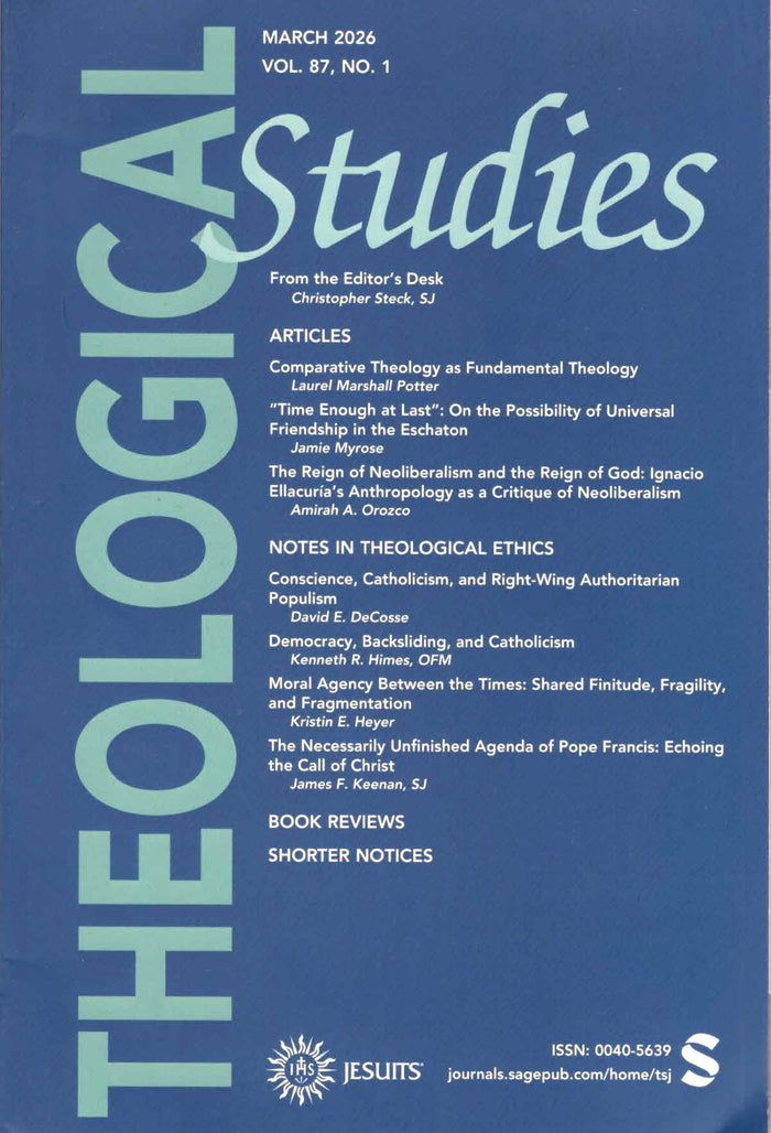 Theological Studies | Vol. 87 | No. 1 | Mar 2026