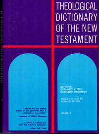 Theological Dictionary of the New Testament (Vol. 10)