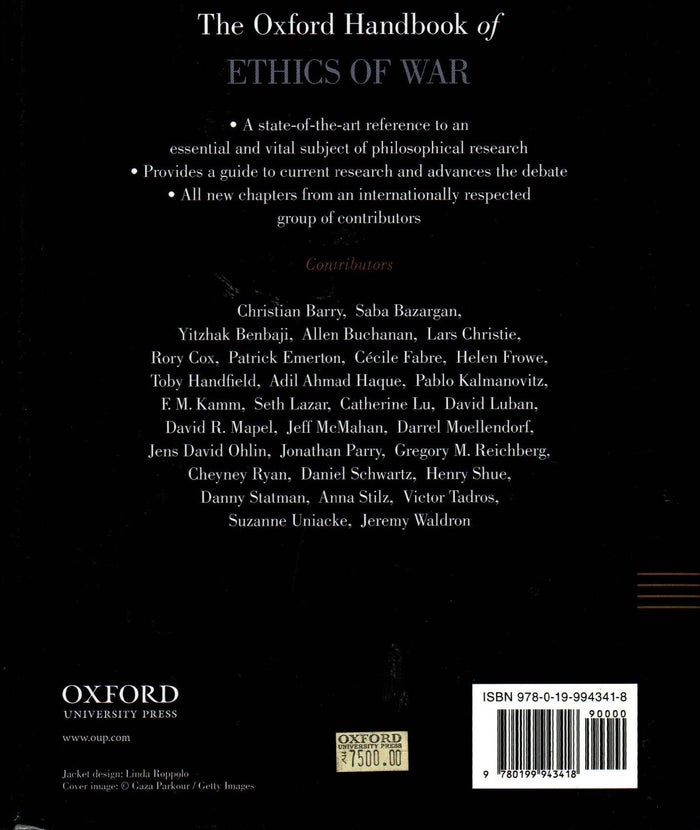 The Oxford Handbook of Ethics of War