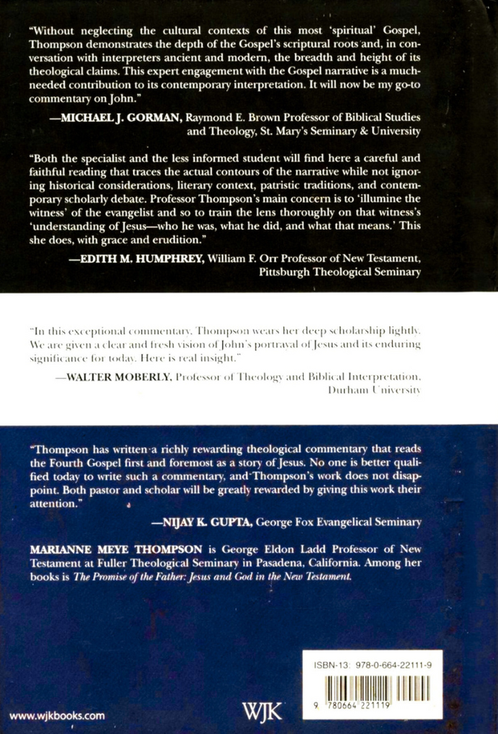 John: The New Testament Library