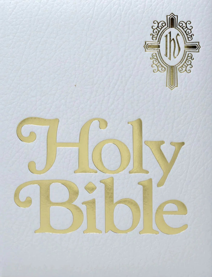 New Catholic Bible Family Edition (White)