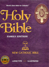 New Catholic Bible Family Edition (Burgundy)