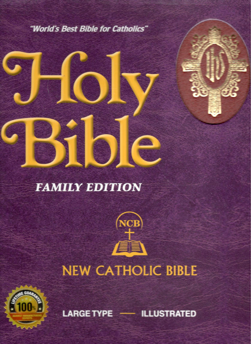 New Catholic Bible Family Edition (Burgundy)