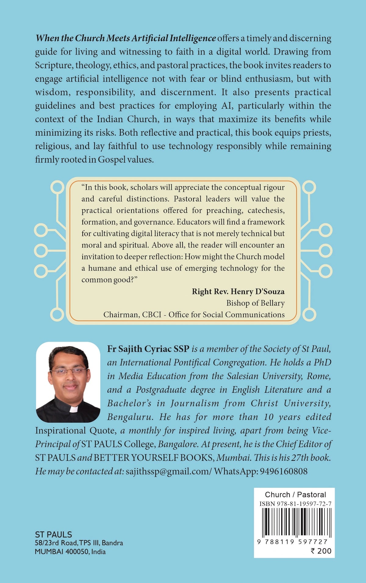 When the Church Meets Artificial Intelligence