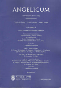 Angelicum Vol.102 | Issues 2 | 2025