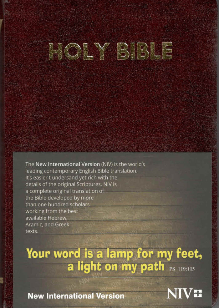 NIV : Holy Bible Medium, Burgundy Aristo