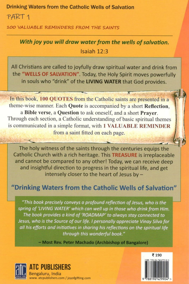 Drinking Waters from the Catholic Wells Of Salvation