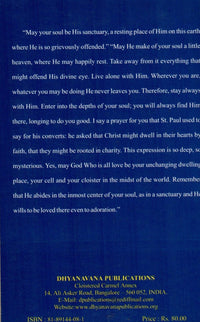 The Spiritual Doctrine of : BLESSED ELIZABETH OF THE TRINITY