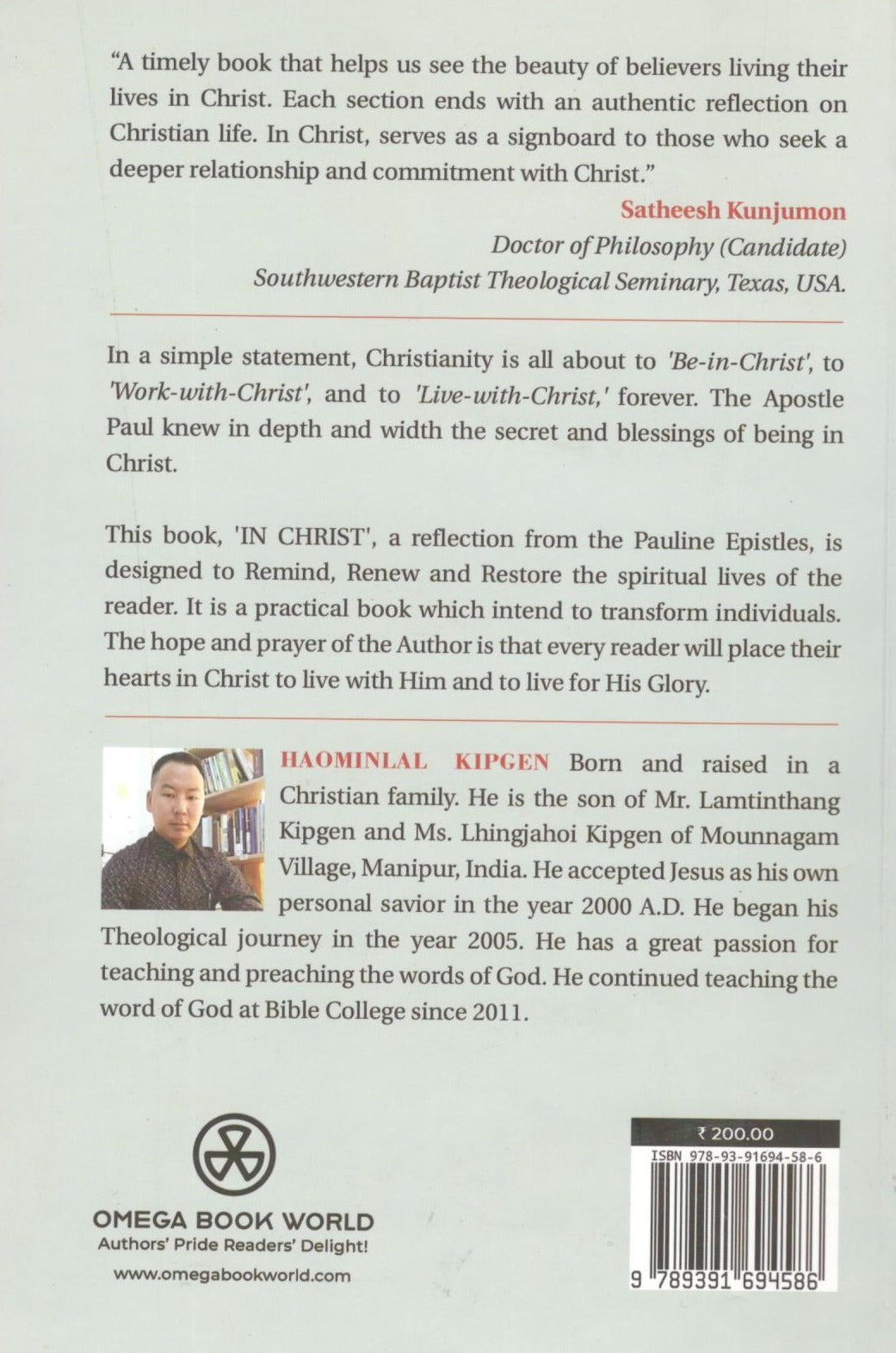 In Christ : Reflections on In Christ from Pauline Epistles