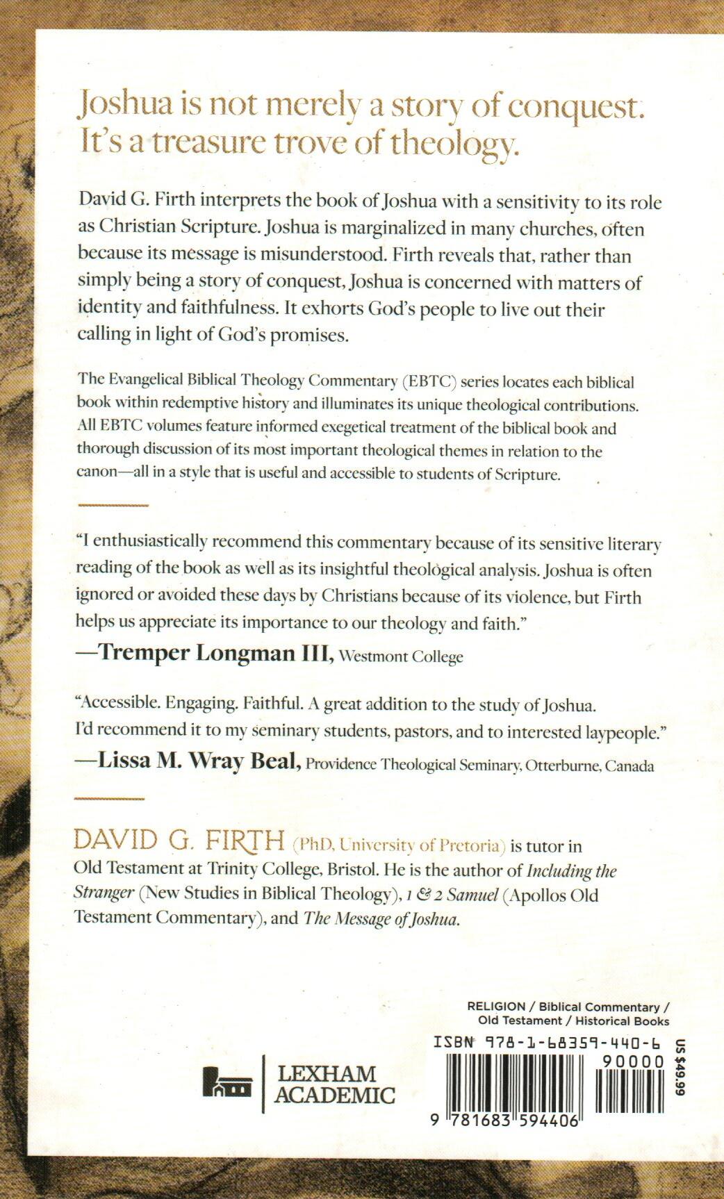 Joshua : Evangelical Biblical Theology Commentary