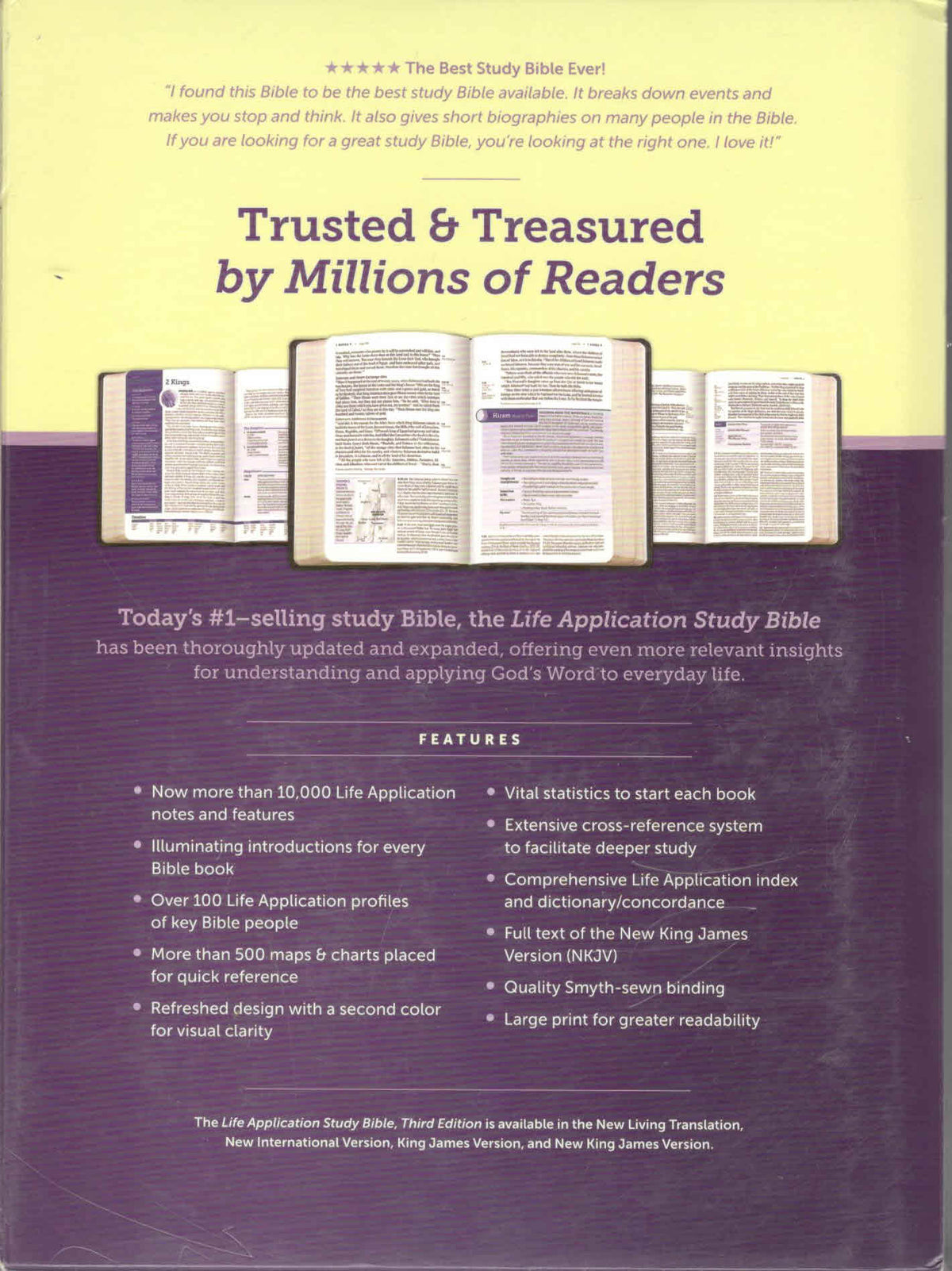 NKJV Life Application Study Bible, Third Edition, Large Print