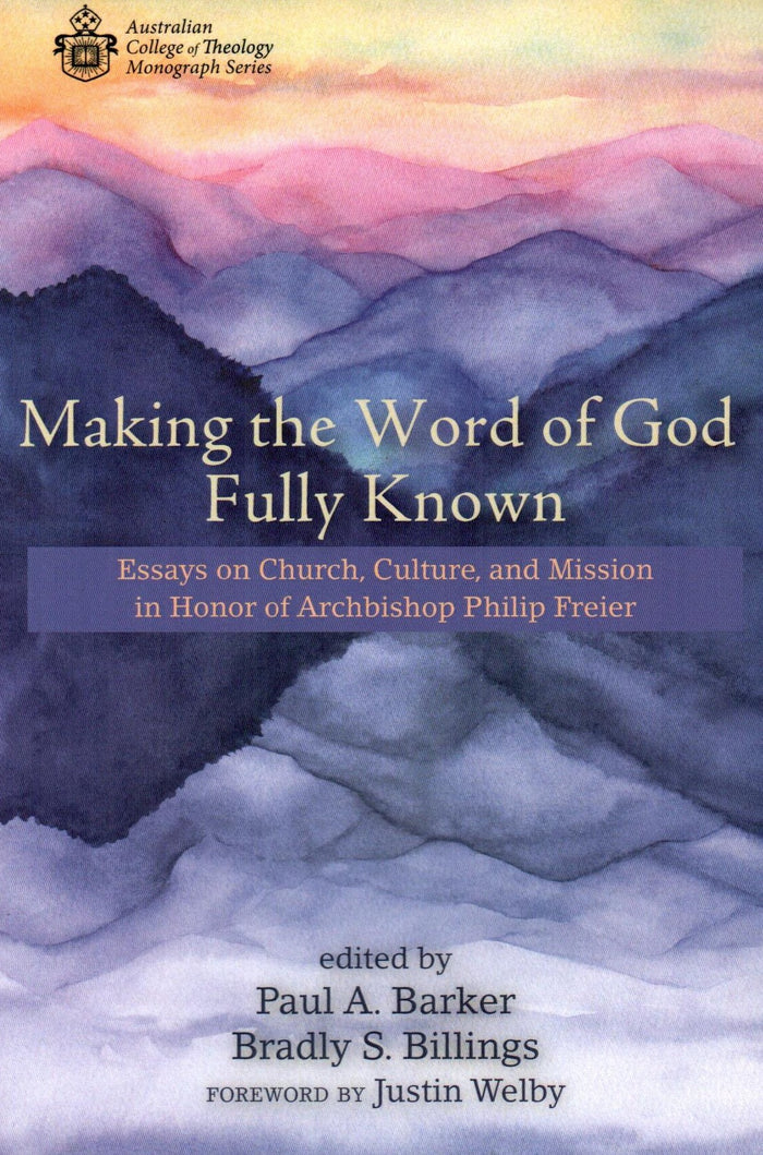 Making the Word of God Fully Known