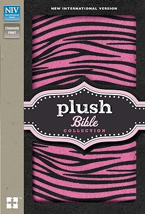 NIV - Thinline Plush Bible (Pink Zebra)