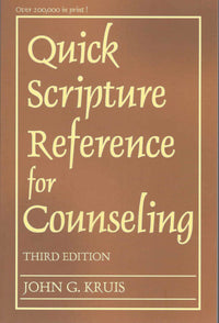 Quick Scripture Reference For Counseling (Third Edition)