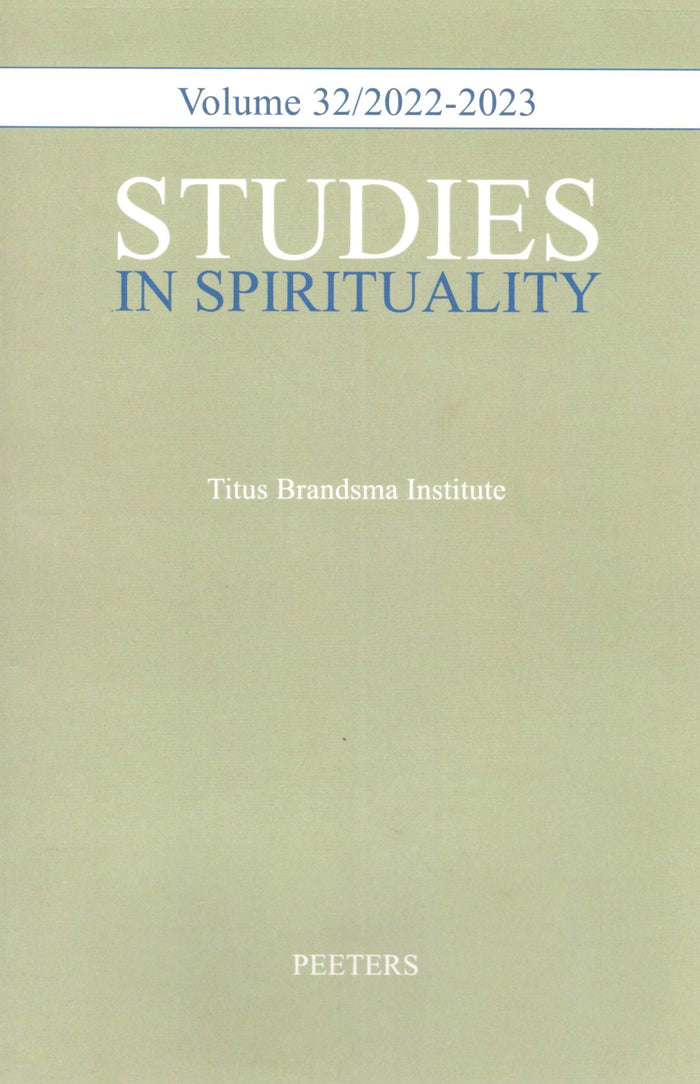 Studies in Spirituality | Vol. 32/2022-2023