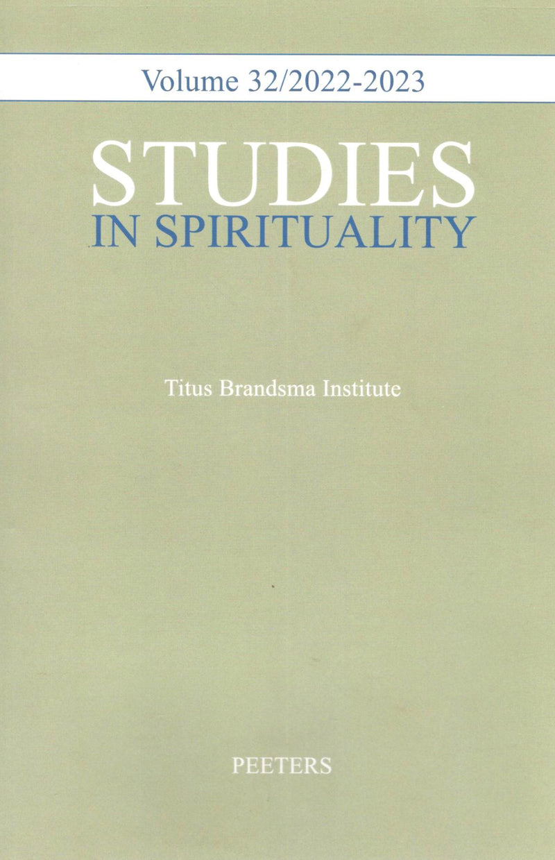 Studies in Spirituality | Vol. 32/2022-2023