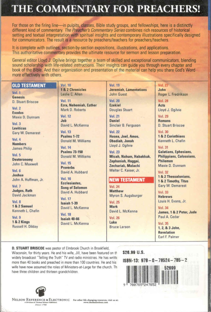 The Preacher's Commentary :  Ezra / Nehemiah / Esther