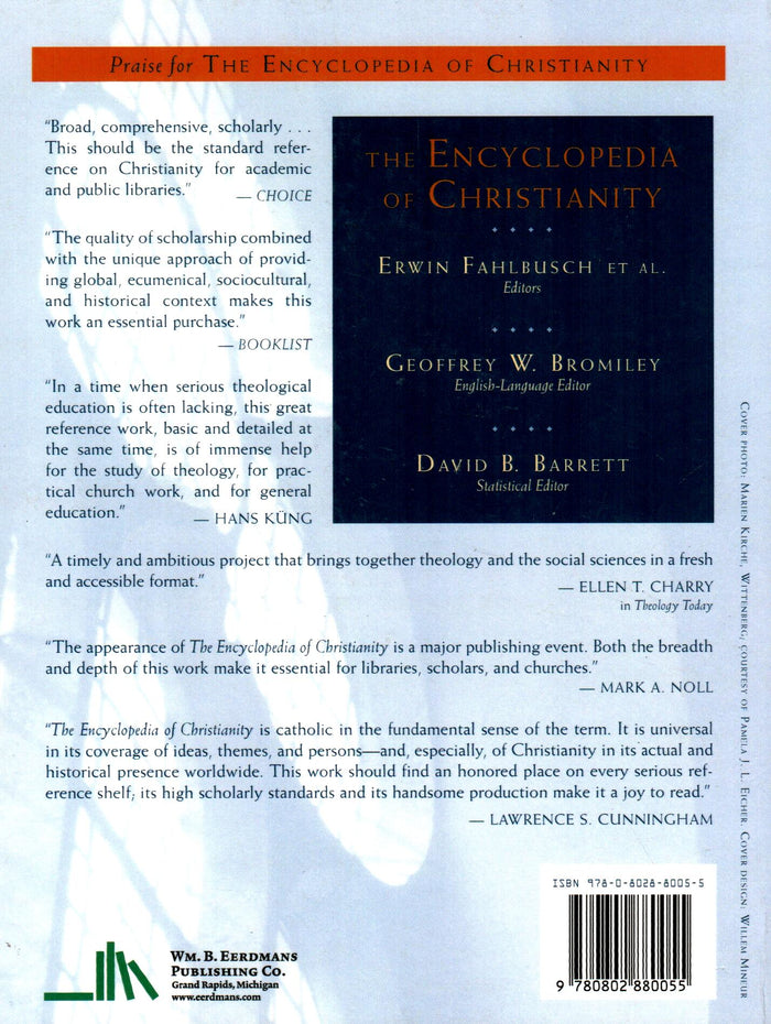 The Encyclopedia of Christianity, Volume 5 (Si-Z)