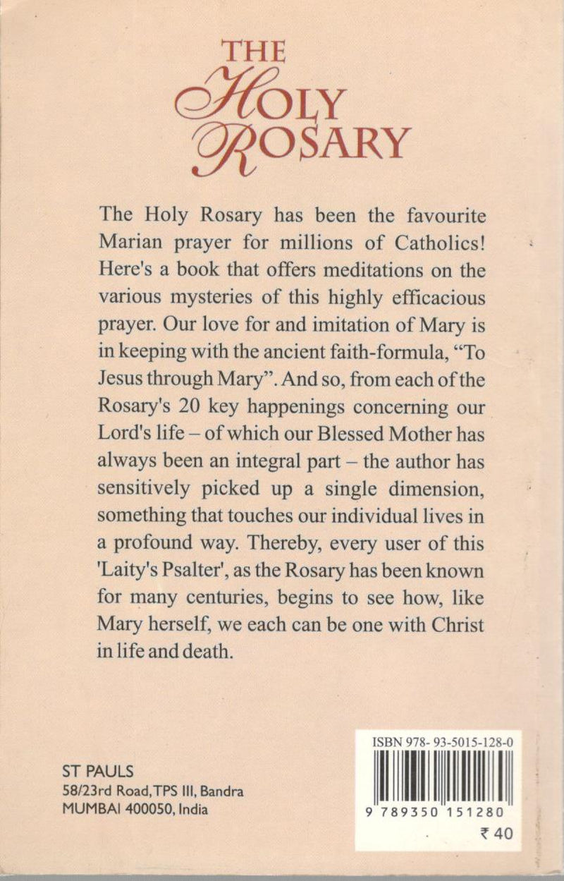 The Holy Rosary Meditations On Discipleship